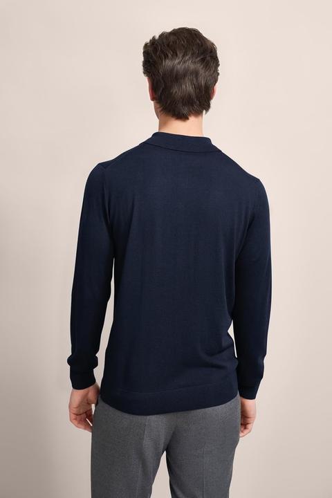 Produktbild Bugatti heren trui ronde hals, blauw, M (M)