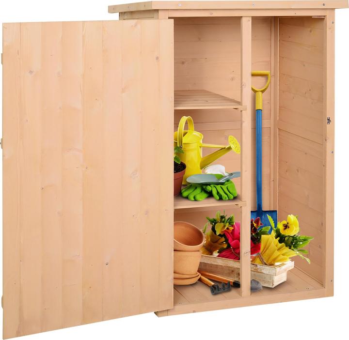Produktbild Outsunny Gerätehaus mit Regalböden