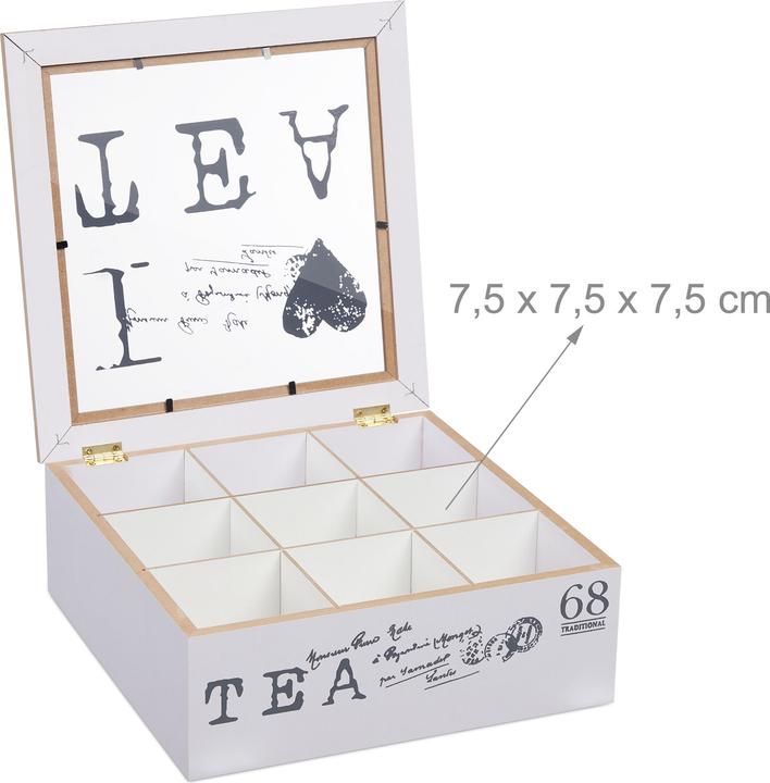 Image du produit Relaxdays Teebox