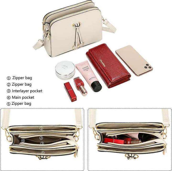 Produktbild Only-Bags.Store Solide Umhängetasche aus PU-Leder