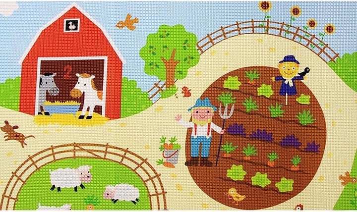 Actual product image Dwinguler Busy Farm (Slim) (180 x 140 cm)