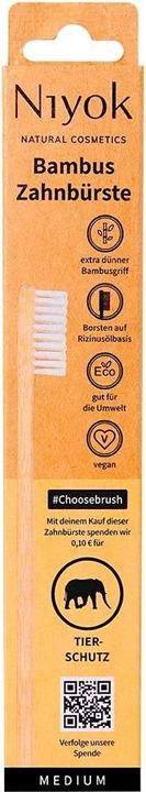 Produktbild Niyok Handzahnbürste Tierschutz 1 Stück (Weich, 1 x)