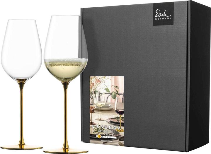Produktbild Eisch Essenca SensisPlus Gold Edition Allround-Weingläser (40 cl, 2 Gläser, Weissweingläser)