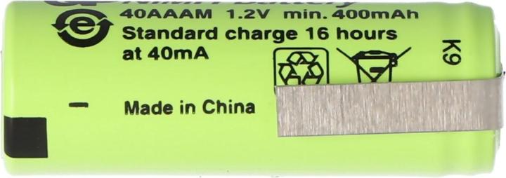Actual product image GP Batteries Akku GP40AAAM, Size 2/3AAA mit Lötfahne Z-Form (1 pcs., 2/3 AAA)