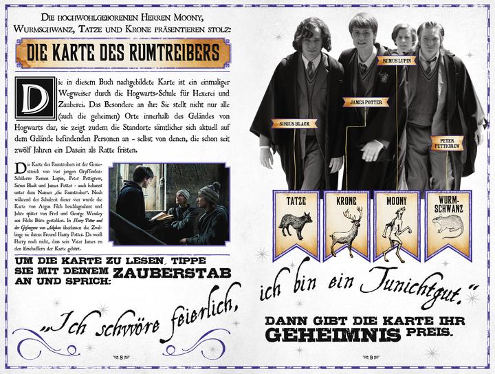 Produktbild Panini Aus den Filmen zu Harry Potter: Die Karte des Rumtreibers - Eine Reise durch Hogwarts (Deutsch, Erinn Pascal, 2018)