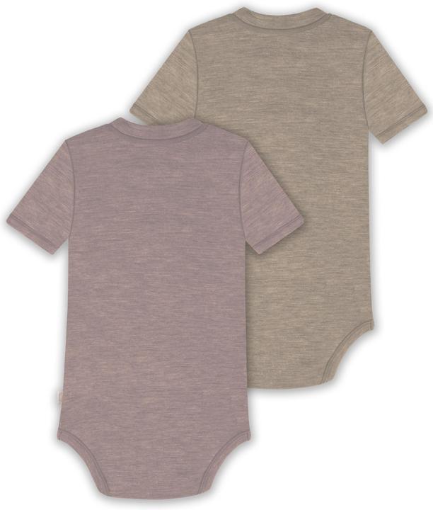 Produktbild Normani 2er Set Baby Merino Kurzarmbody „Tihoi" - 9321 (86)