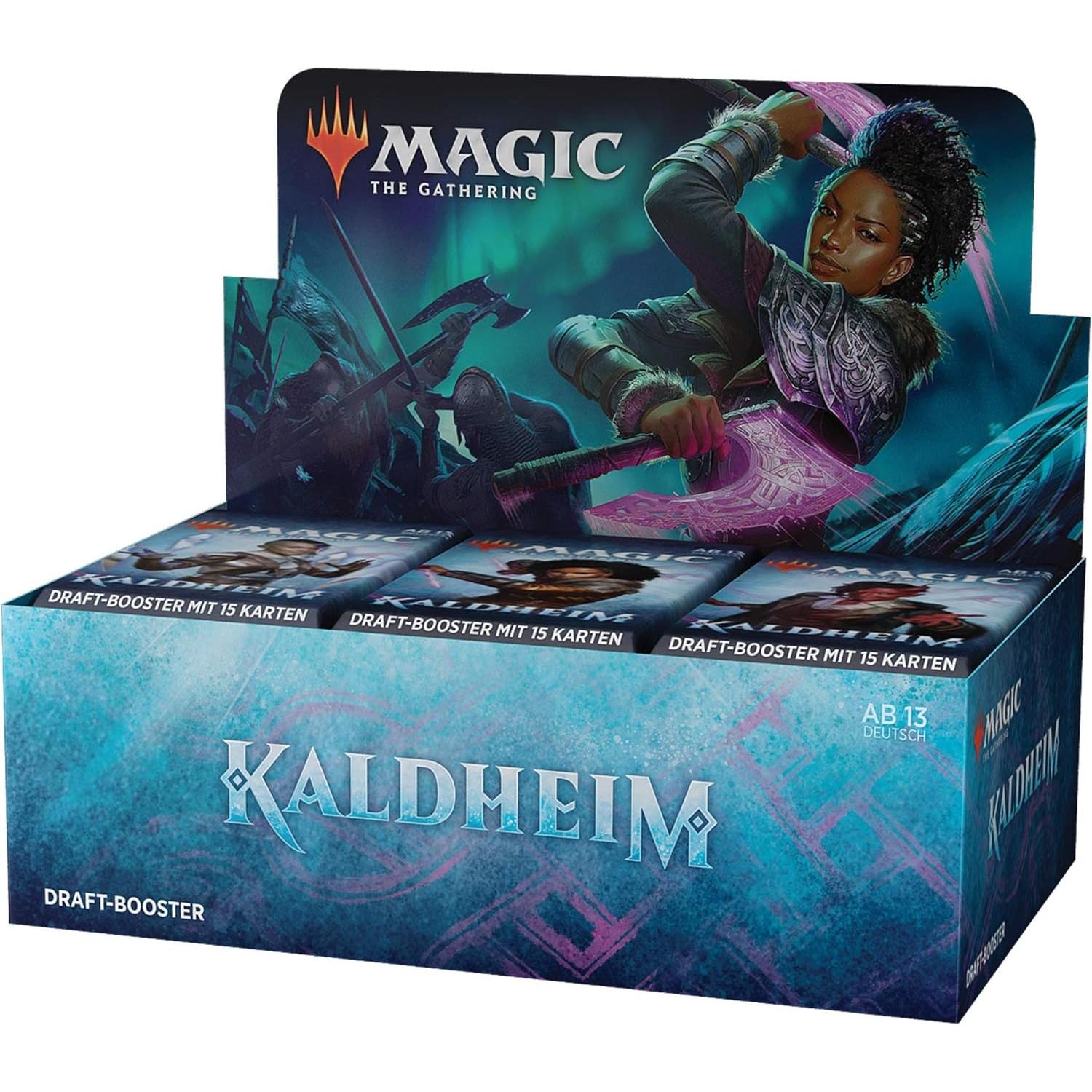 Magic The Gathering Display Booster Draft Kaldheim, Versione Tedesca, 36 Confezioni (Tedesco, Display Del Booster)