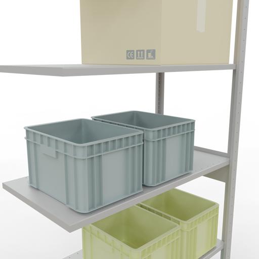 Image du produit Schulte Lagertechnik Système d'assemblage de rayonnages MULTIplus85 avec traverses de longueur