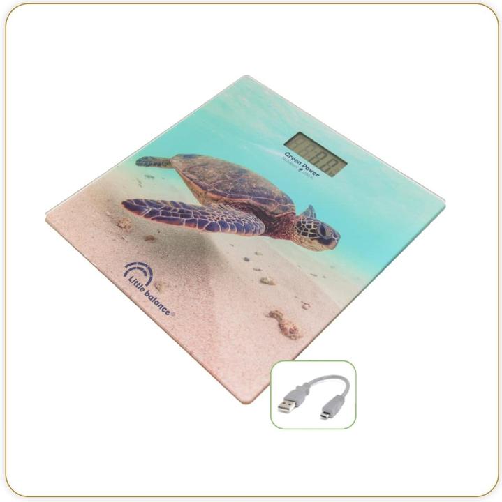 Actual product image Little Balance Green Planet "Tortoise" scales (180 kg)