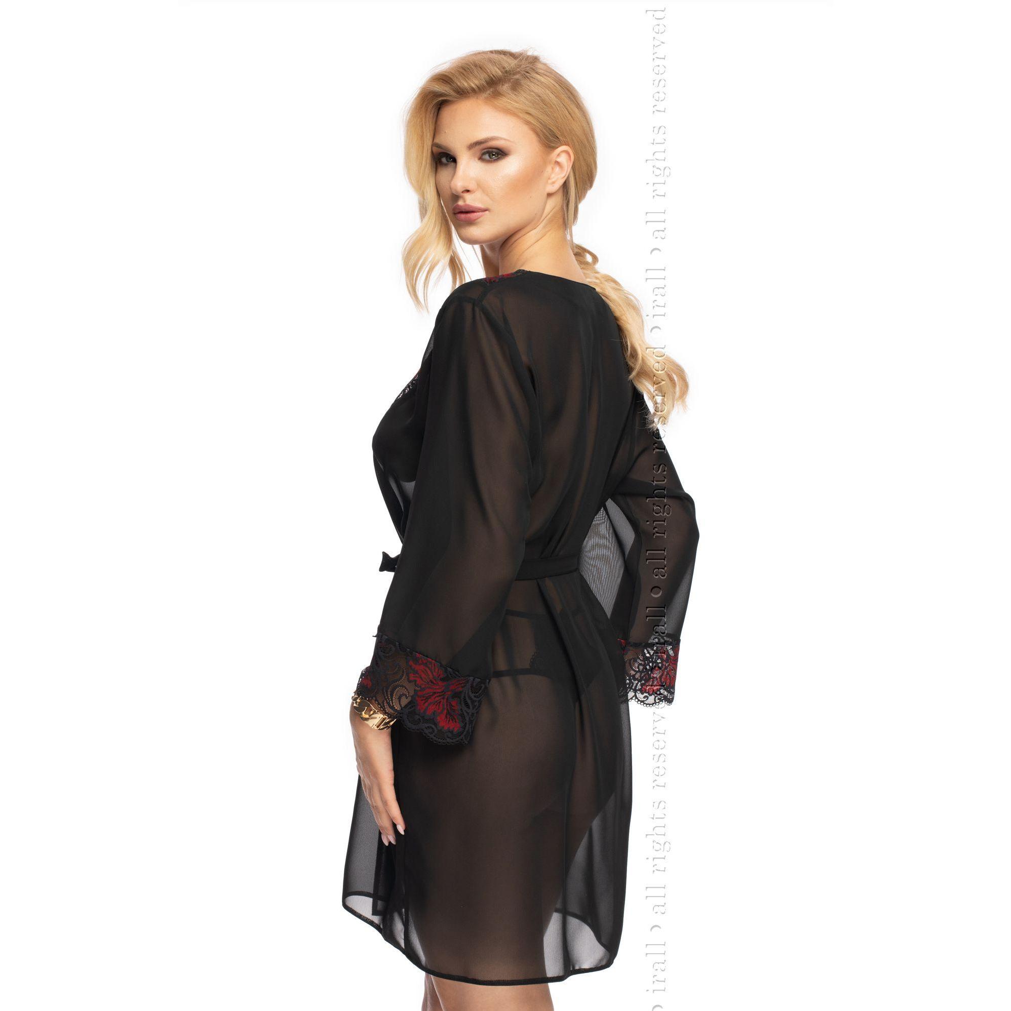 Thumbnail - Irall, Damen, Pyjama, Schlafrock model, Schwarz, (S)