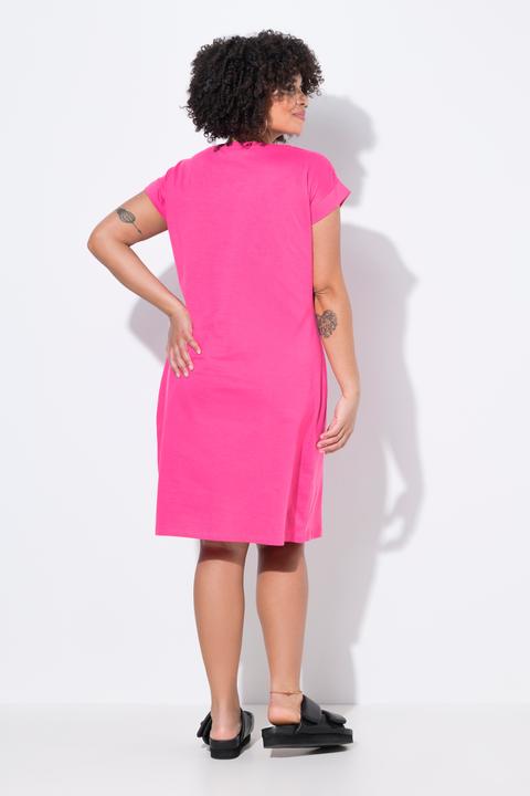Actual product image Angel of Style Shirtkleid, A-Linie, Jersey, Glitzer-Schriftzug (52)