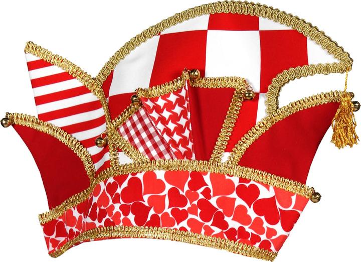 Produktbild Thetru Komiteemütze Patchwork rot-weiss