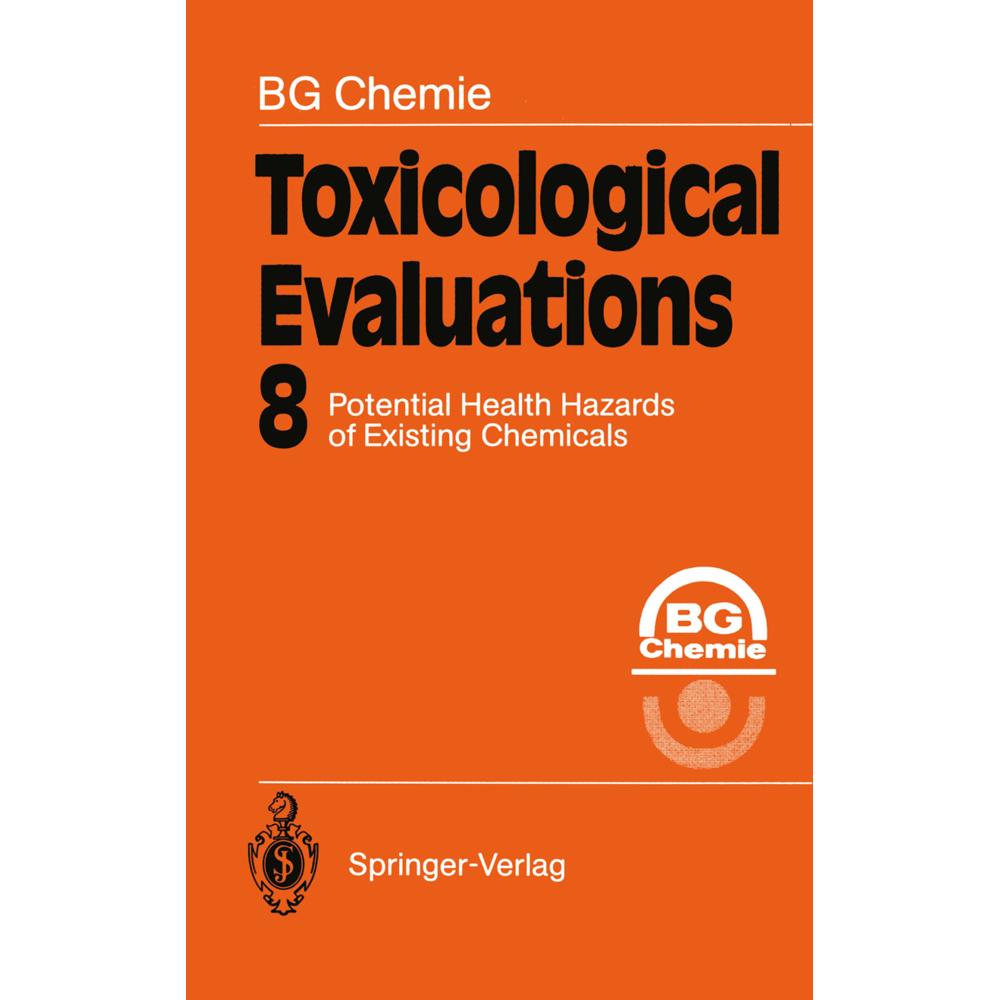 Toxicological Evaluations, Fachbücher