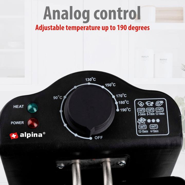 Image du produit alpina Friteuse profonde 3L 2000W