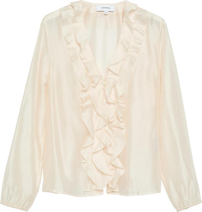 Immagine prodotto Comma Bluse Romantische Lyocell-Voile-Bluse mit Knopfleiste (32)