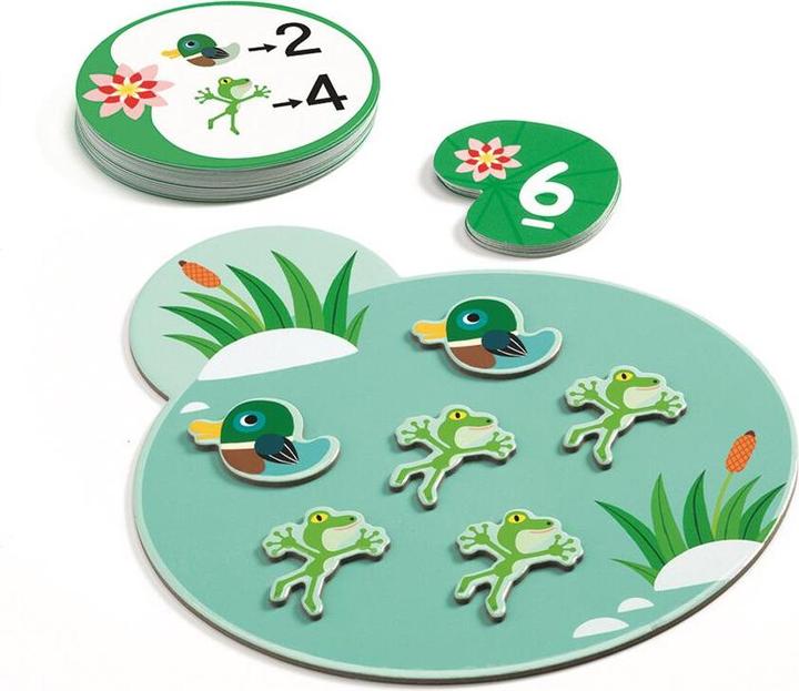 Produktbild Djeco Eduludo Addieren (Deutsch, Englisch, Französisch, Italienisch, 2 - 4 Spieler)