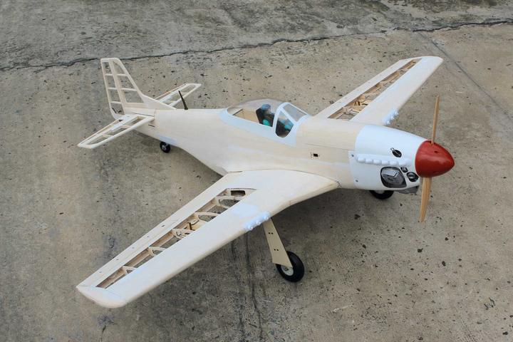 Actual product image Seagull Models ( SG-Models ) P-51 Mustang 56.3" Master Scale Kit (Multi motor)