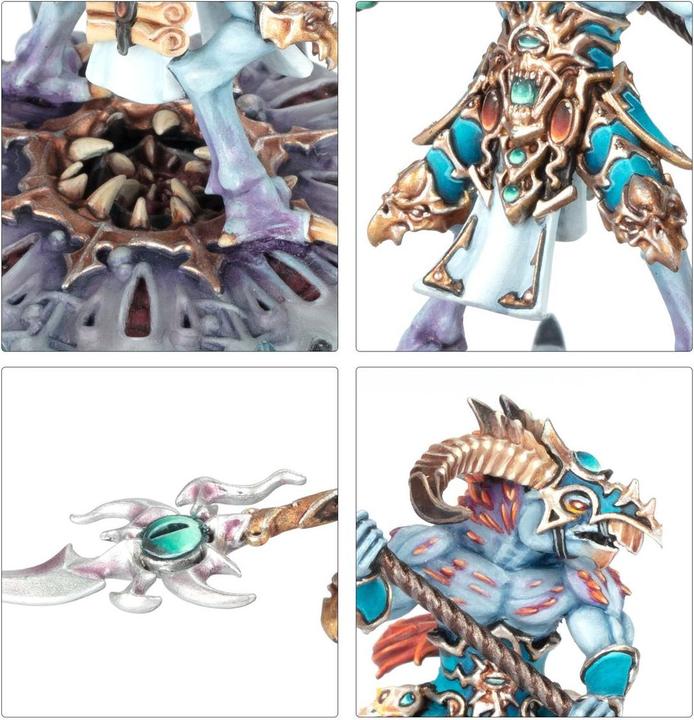 Productafbeelding Games Workshop Warhammer AoS - Spearhead Disciples of Tzeentch : Troupeau de Guerre de Tzaangor (Plastic)