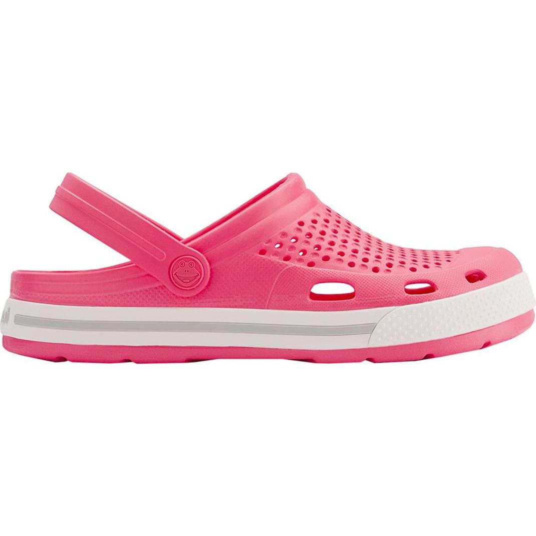 Coqui, Damen, Hausschuhe, Damen-Clogs Lindo rosa-grau 6413-100-4246 38, Rosa, (38)