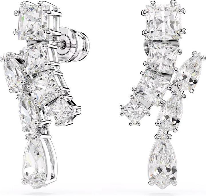 Image du produit Swarovski Matrix Drop Boucles d'oreilles Différentes tailles Blanc (Métal Swarovski)