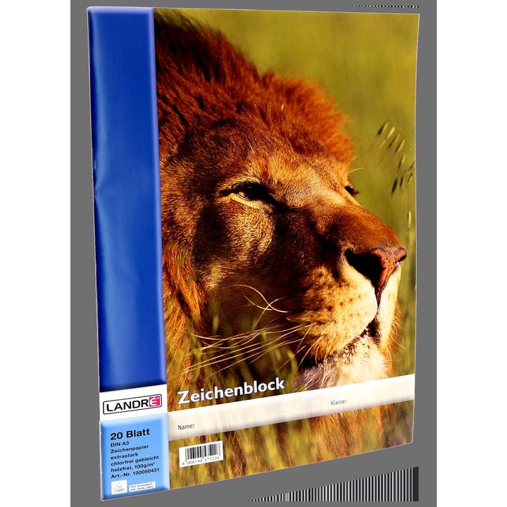 Image du produit Landré A3 bloc à dessin agrafé (A3, Blanc)