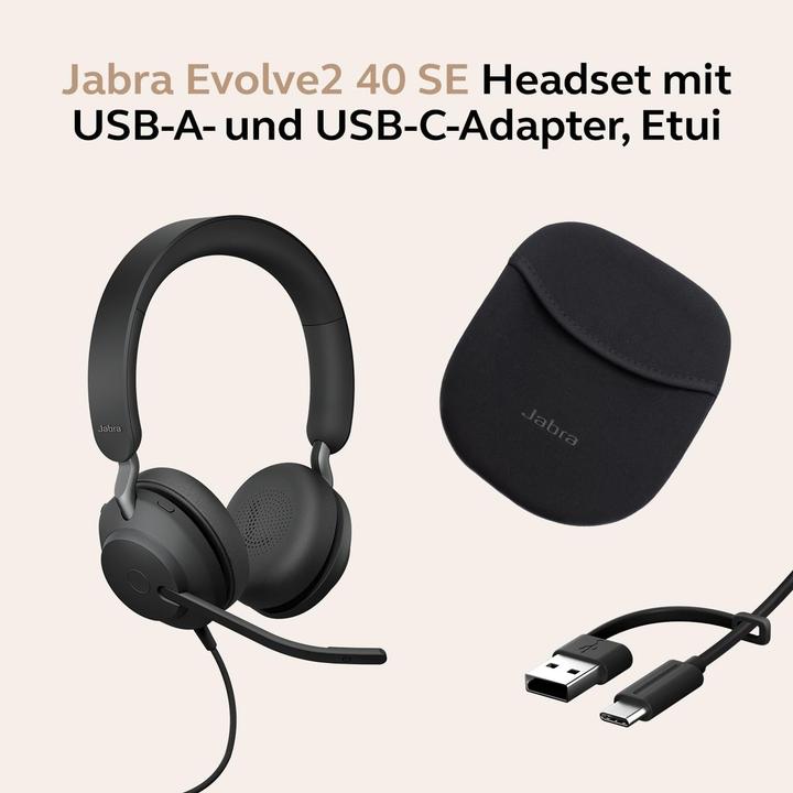 Produktbild Jabra Evolve2 40 SE (Kabelgebunden)