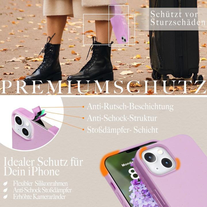 Produktbild Nalia Klare Transparente Silikon Hülle (Apple iPhone 14)