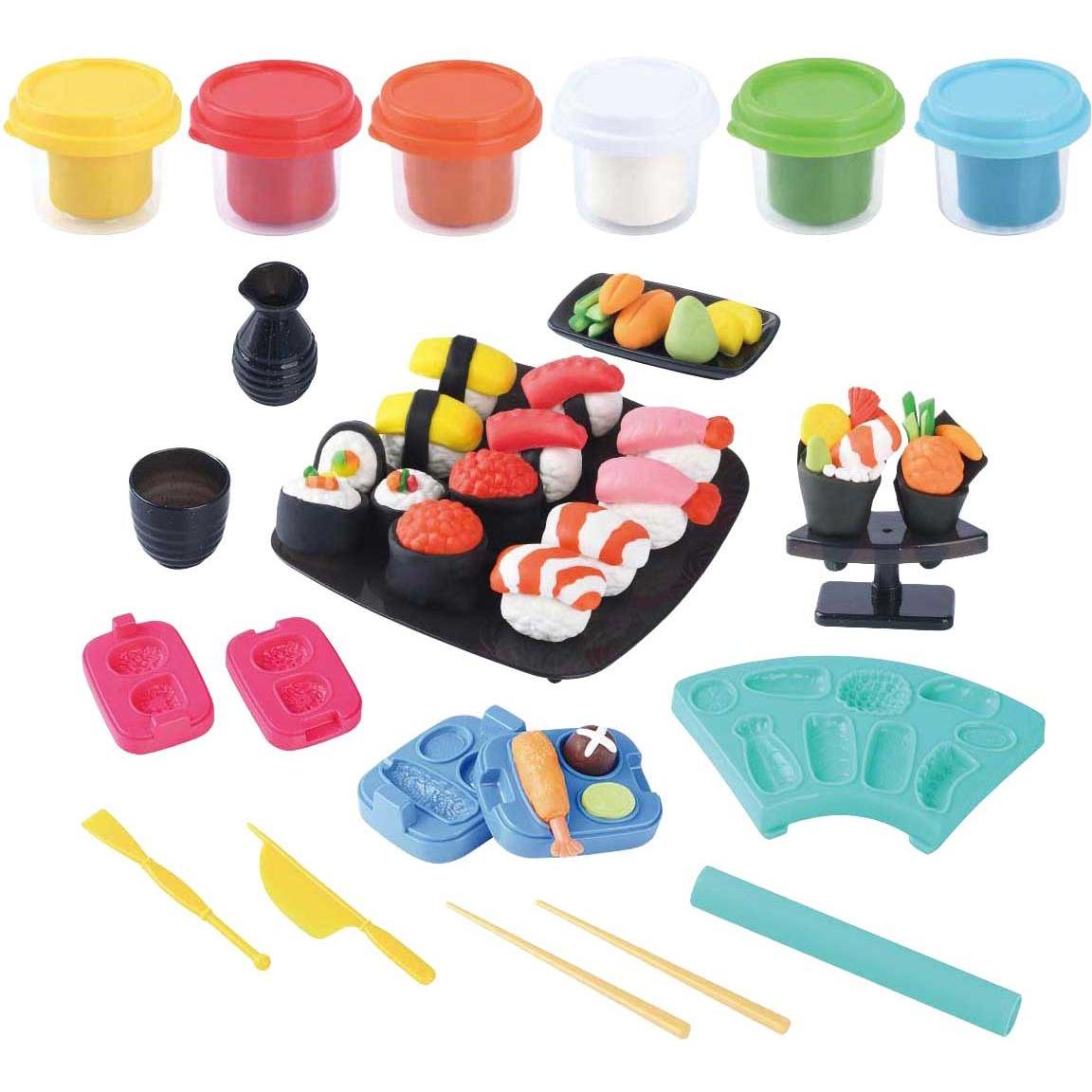 PlayGo Sushi Ton-Set - 6 Tontöpfe