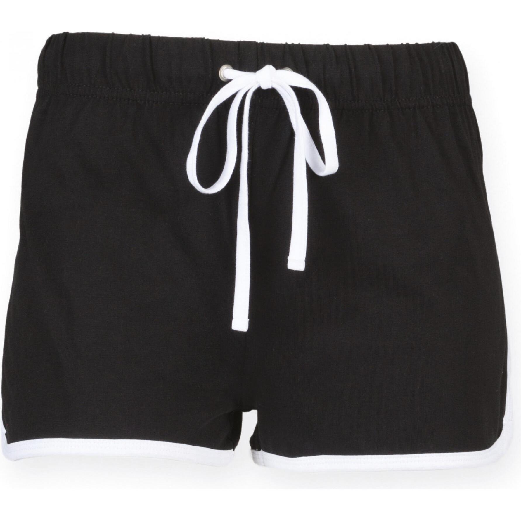 Skinni Fit, Damen, Shorts, Shorts für Damen, Schwarz, (M)