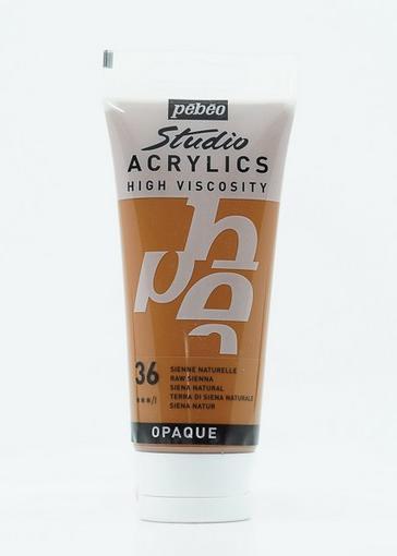 Actual product image Pebeo Studio Acrylics Fine Acrylic (Siena Nature, 100 ml)