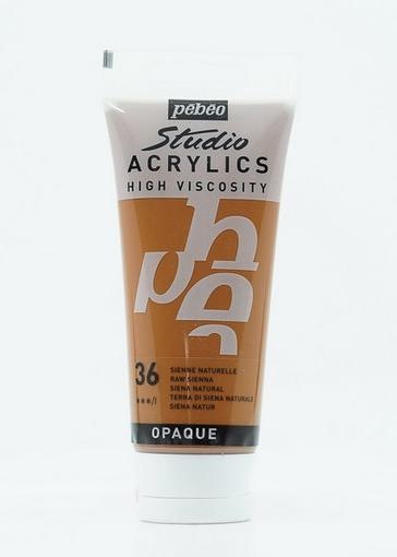 Actual product image Pebeo Studio Acrylics Fine Acrylic (Siena Nature, 100 ml)