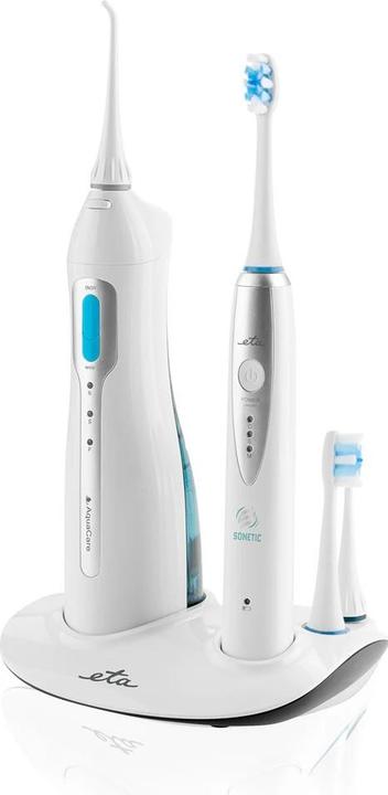 Blau, Edelstahl, Weiss