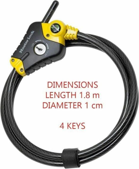 Produktbild Master Lock Python Verschlusskabel 8433EURD (180 cm)