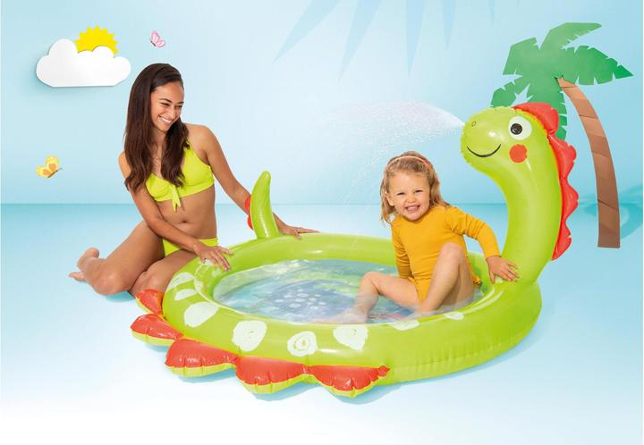 Actual product image Intex Paddling Pool Dinosaur Splash Pool