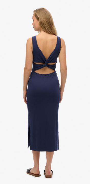 Image du produit Superdry Robe mi-longue en jersey à dos torsadé (10XL)