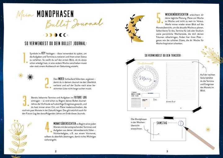 Actual product image Mein Mondphasen-Journal (German, 2023)