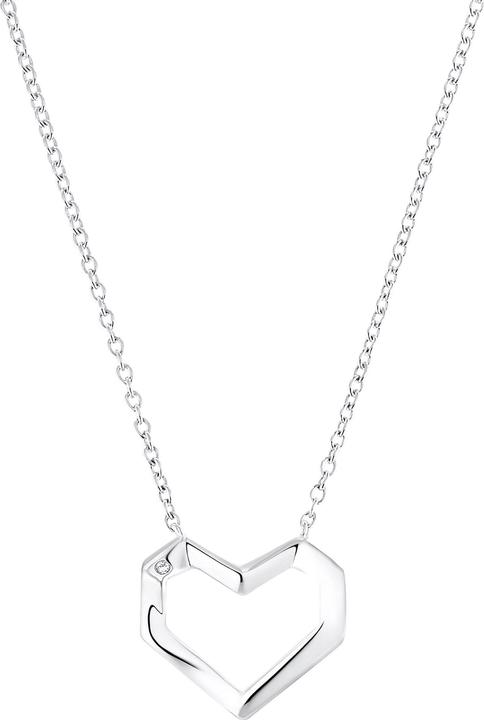Immagine prodotto S.Oliver Collana da donna, argento 925, zirconi sintetici. | Cuore (Argento 925, 42 cm)