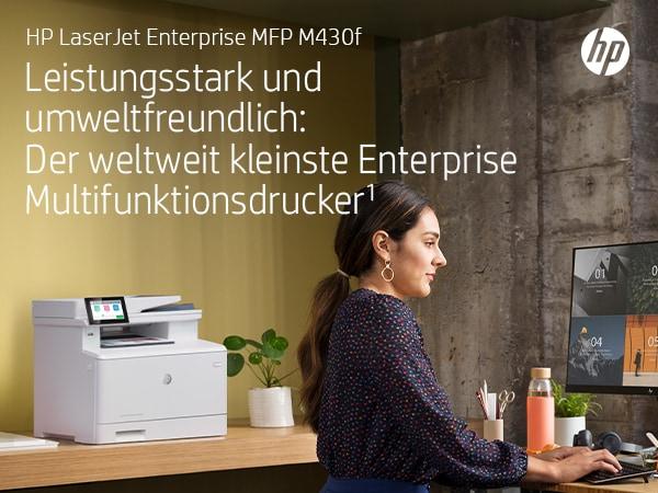 Produktbild HP LaserJet Enterprise M430f MFP (Laser, Schwarz-Weiss)