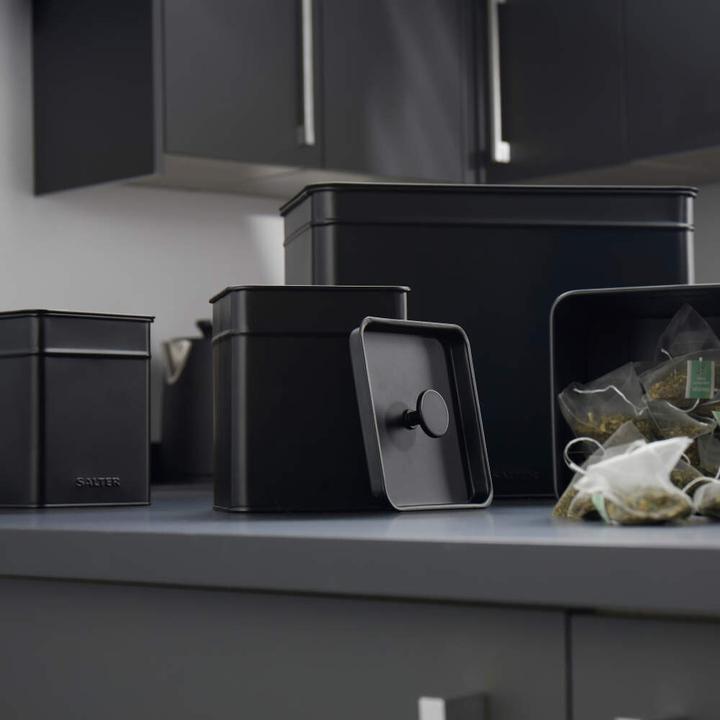 Actual product image Salter BW126141EU7 Kuro 4-Piece Bread Bin & Canister Set (14.20 l)