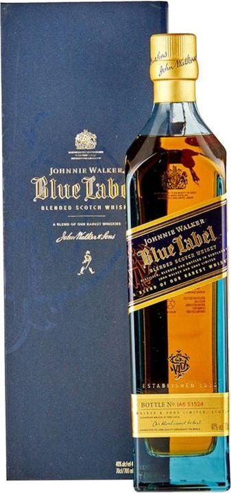 Image du produit Johnnie Walker Label bleu (Whisky mélangé, Scotch Whisky, 1 x 70 cl)