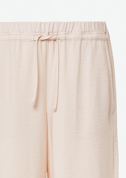 Actual product image Comma Hose Strukturierte Wide-Leg-Hose aus Viskosemix mit Elastikbund (44)