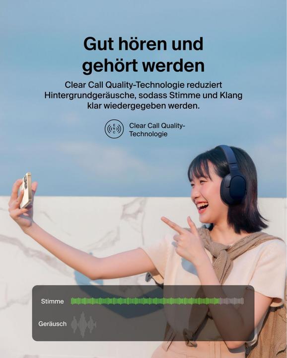 Produktbild Belkin Soundform Surround (NC, 60 h, Kabellos, Kabelgebunden)