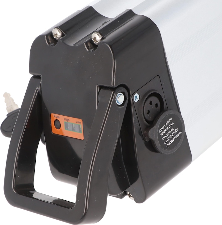 Actual product image AccuCell Phylion XH370-10J e-bike battery 36/37V 12Ah 432Wh Silver Fish (481 Wh, E-Bike battery)