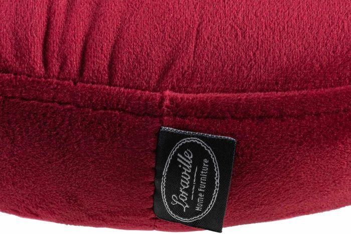 Produktbild Swisshandel24 2er Set Barhocker Ponte Samt chrom, rot