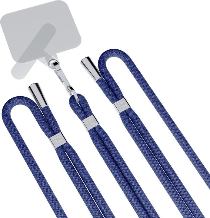 Produktbild 3MK EasyClip Dark Blue (silver) smycz do telefonu
