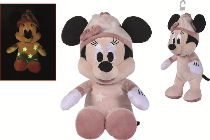Disney Sleep Well Minnie Mouse - glow in the dark plush, 25 cm (25 cm)