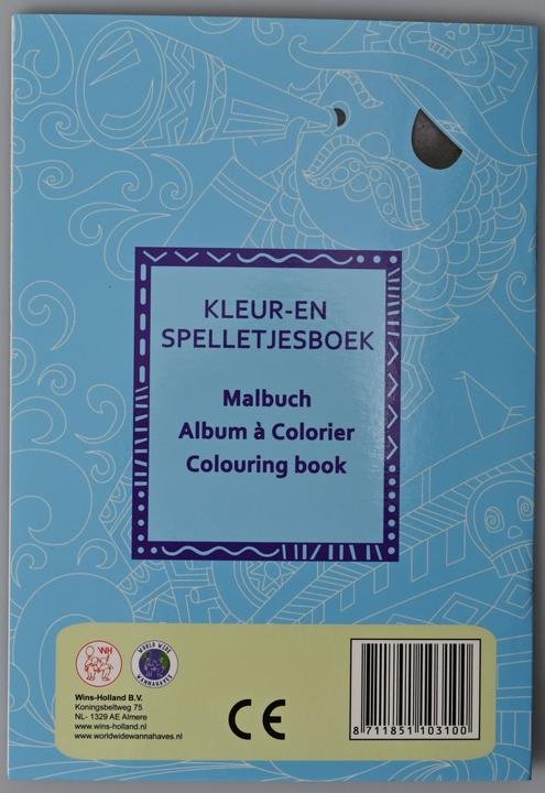 Immagine prodotto Wins Holland Libretto da colorare e giochi, set da 24.