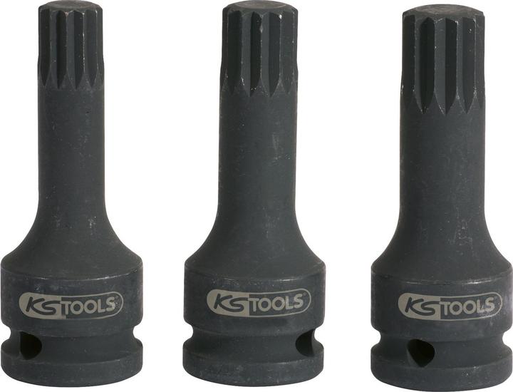 Actual product image KS Tools 1/2" Power bit socket XZN,long,M14