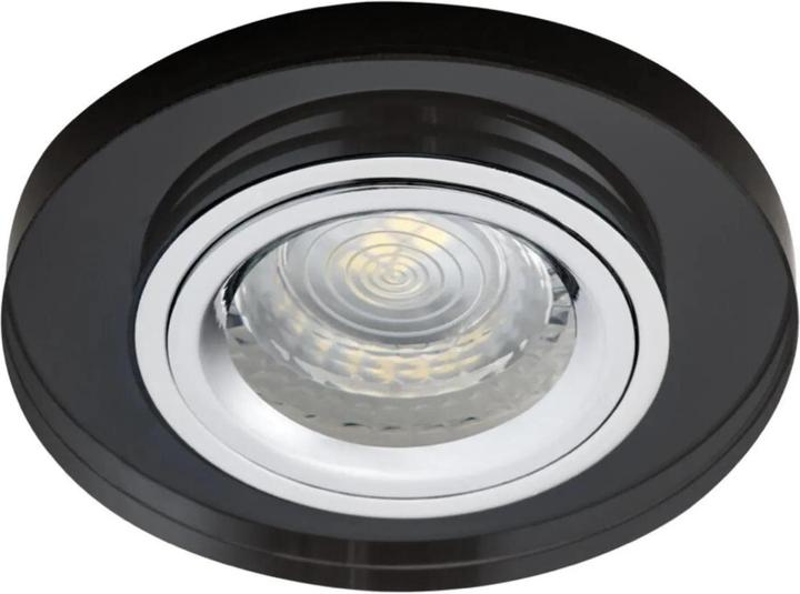 Image du produit Kanlux Cadre d'encastrement Verre Noir Rond Cristal Spot encastrable