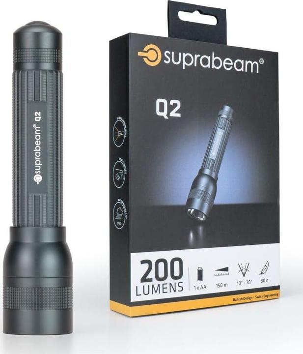 Image du produit Suprabeam Lampe de poche Q2 (8.50 cm, 200 lm)